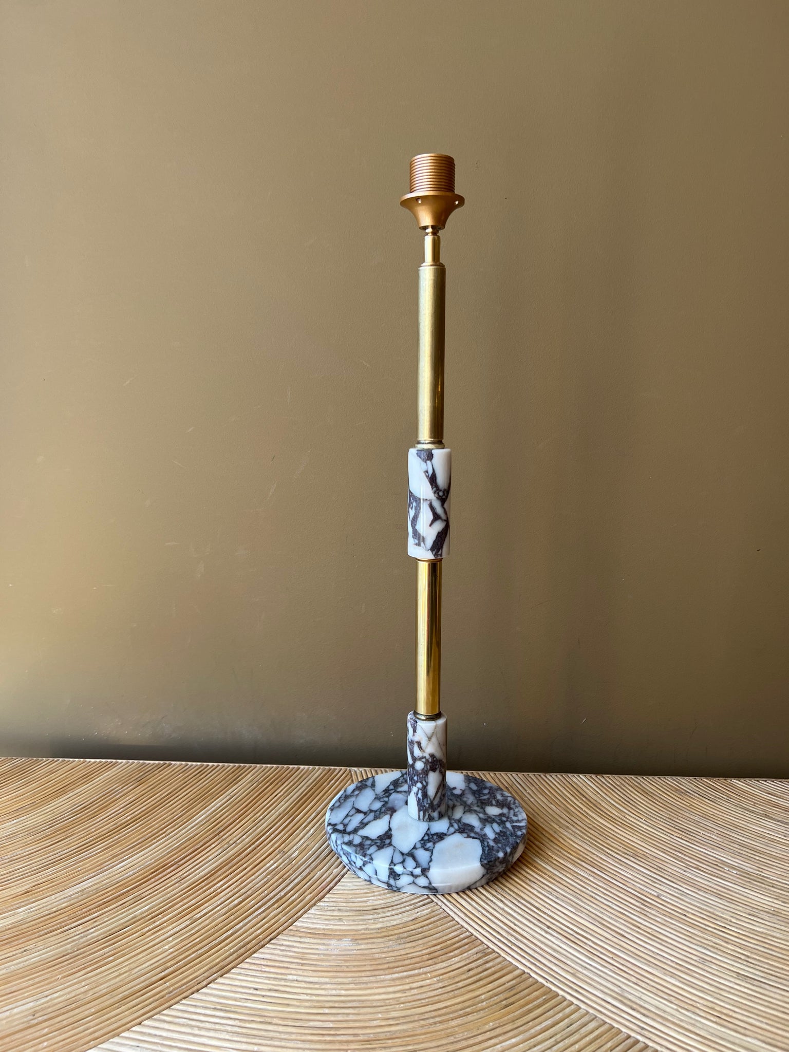 Brass Marble Hand Made Base