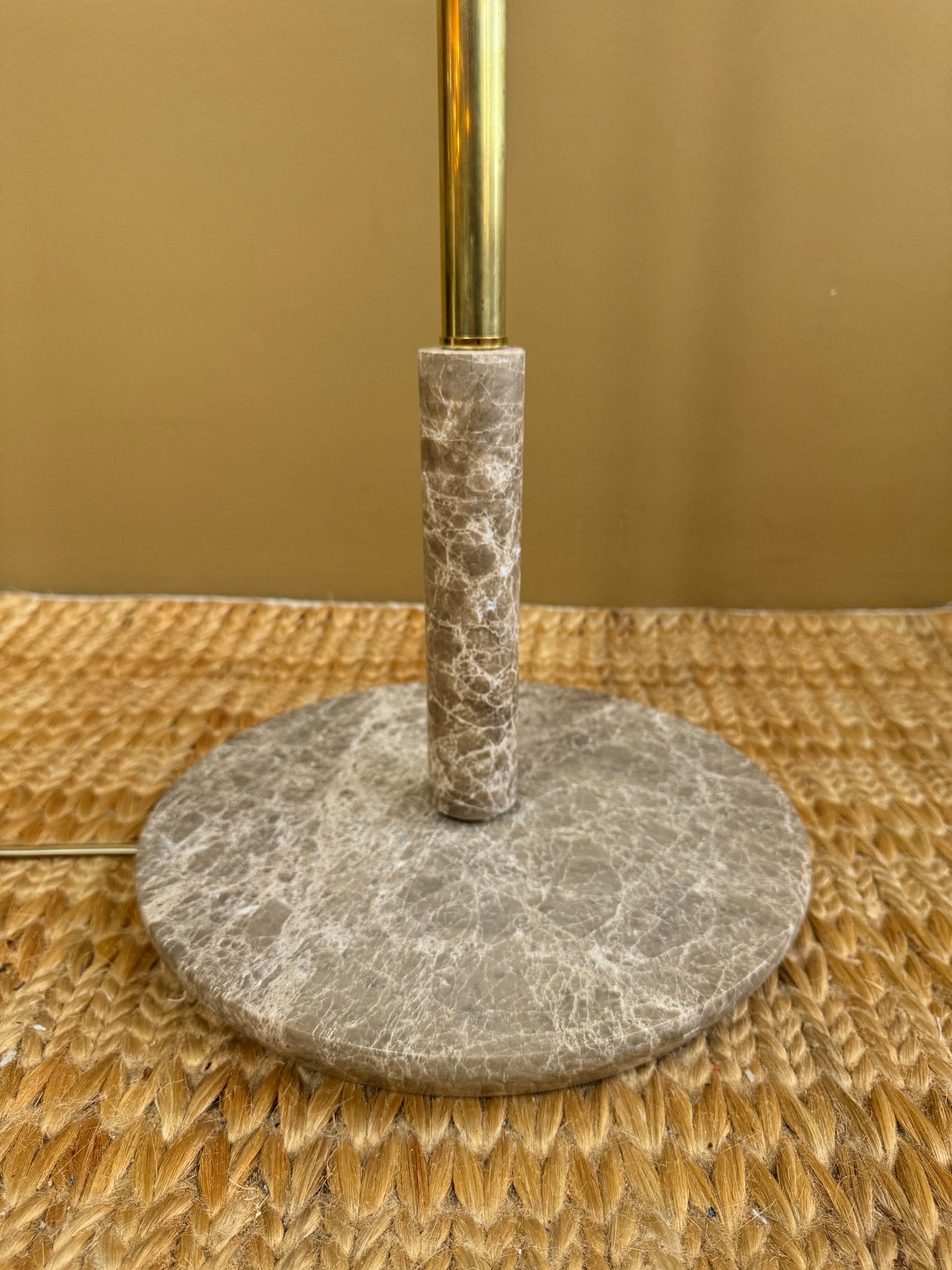 Brown Marble Floor Lamp