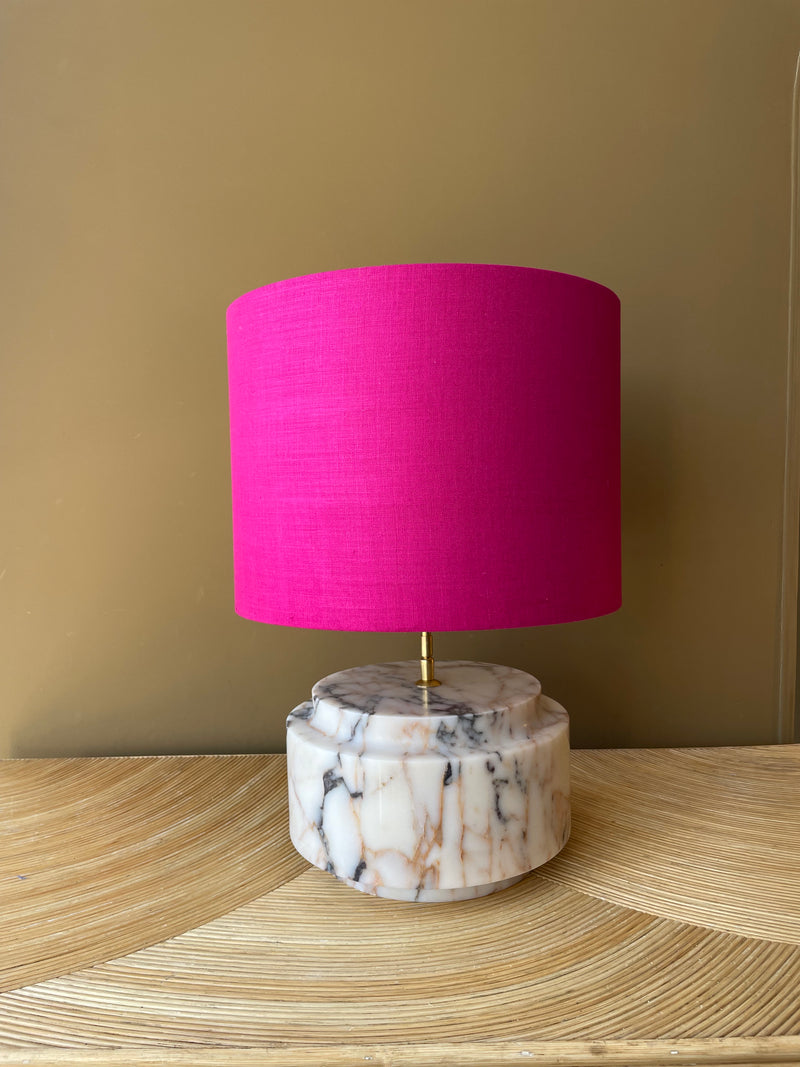 big round marble violet_ashoka silk fuchsia