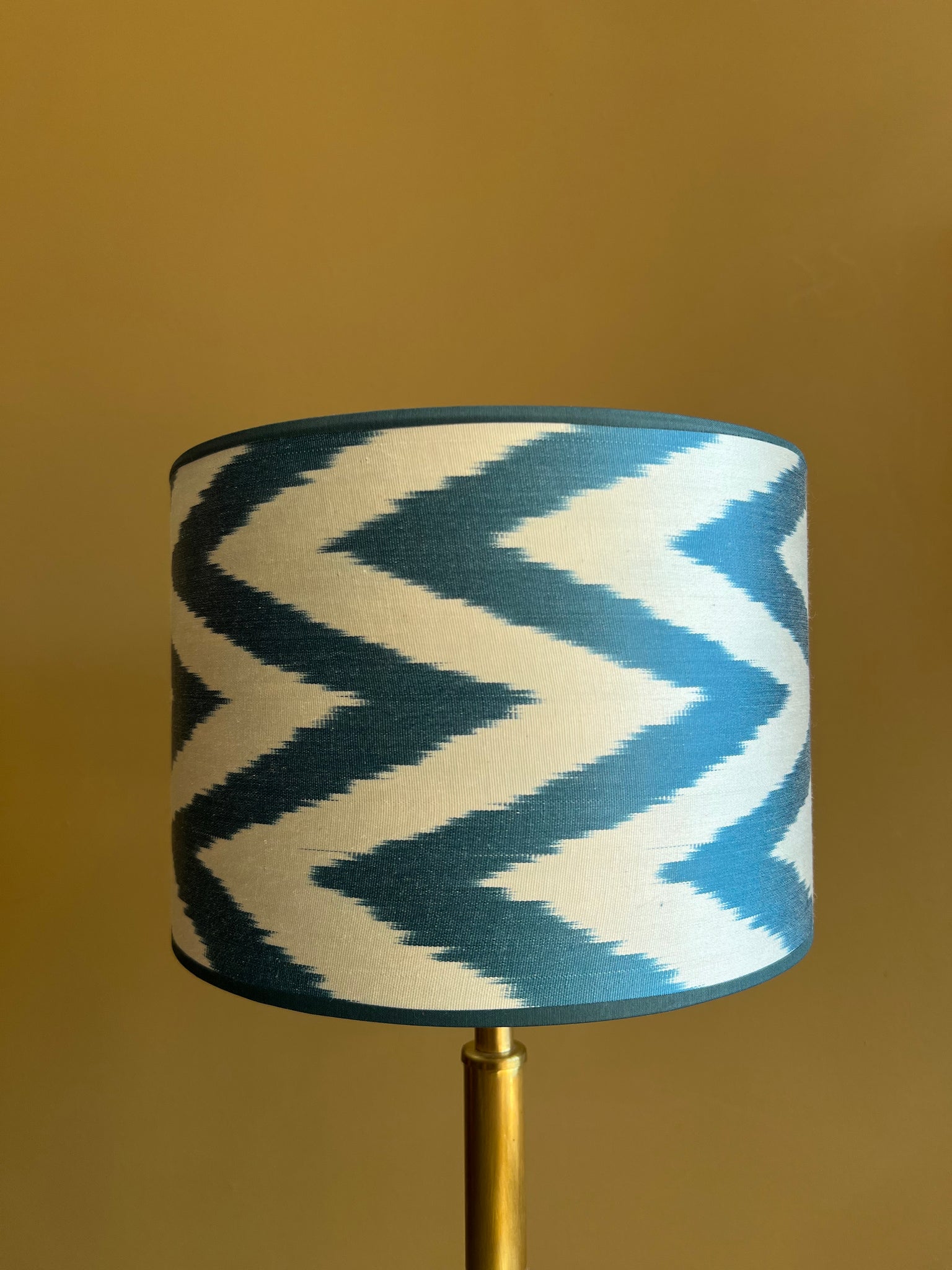 Petrol Blue Zigzag