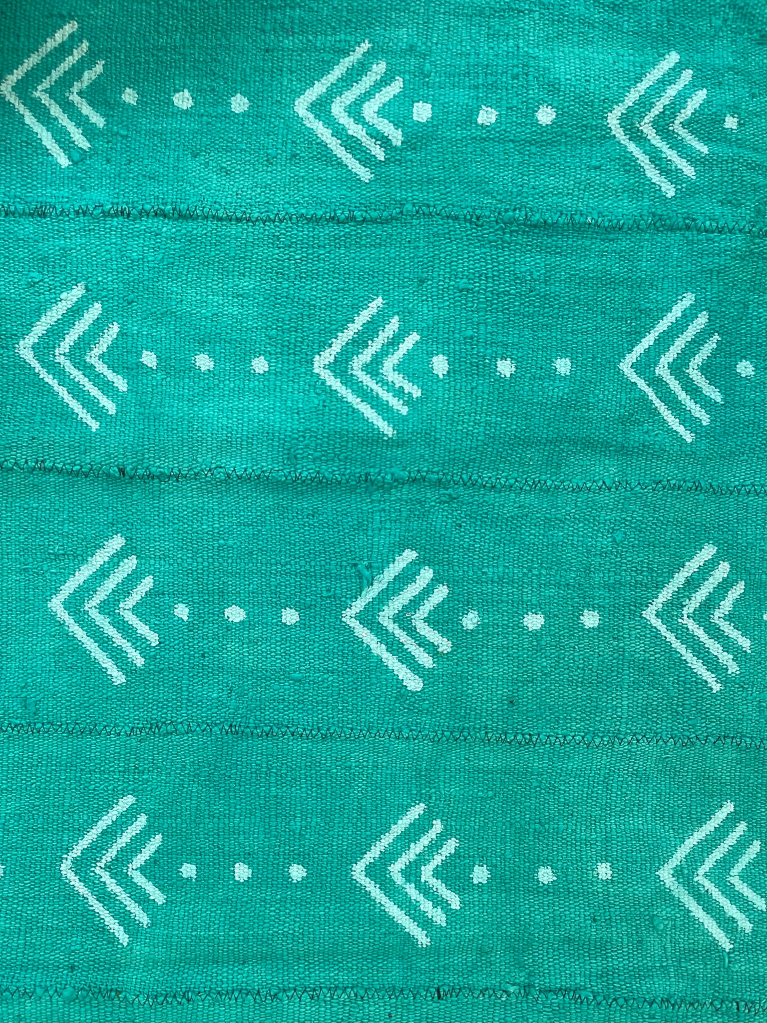 Bogolan Mint Green Squares