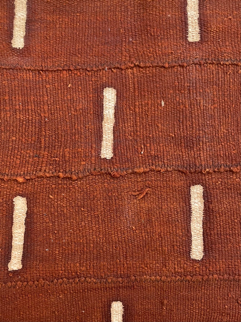 Bogolan Rusty Orange Single Stripes