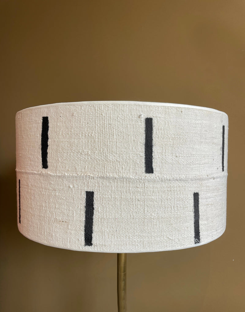 Bogolan White Single Stripes