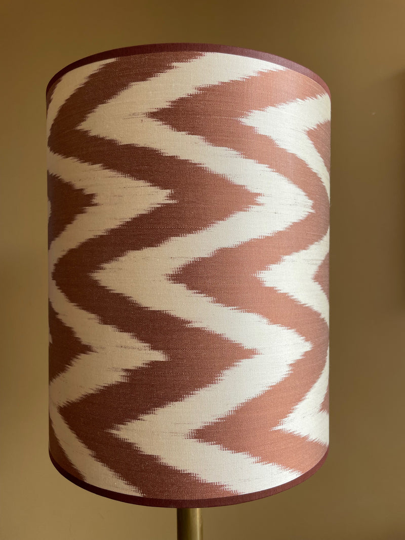 Brown White Zigzag