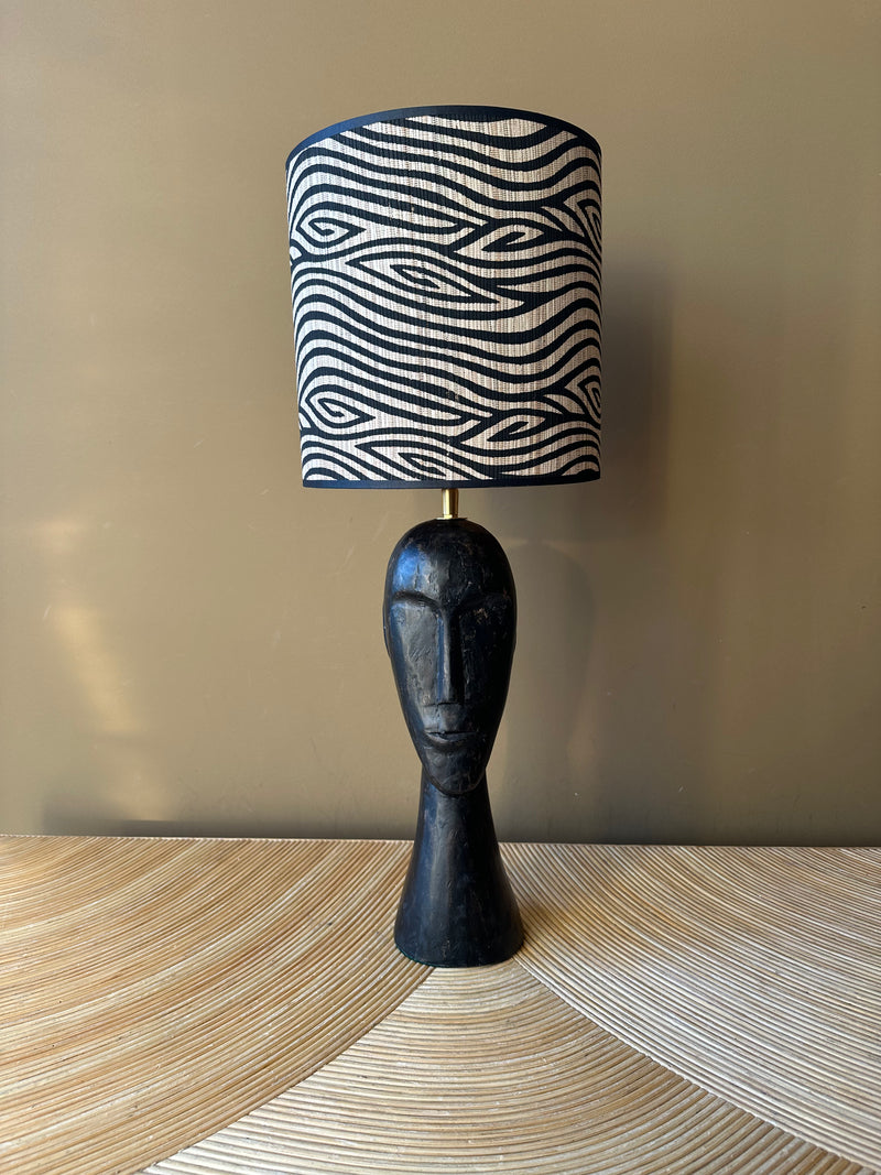 charcoal wooden face 42_coco zebra 