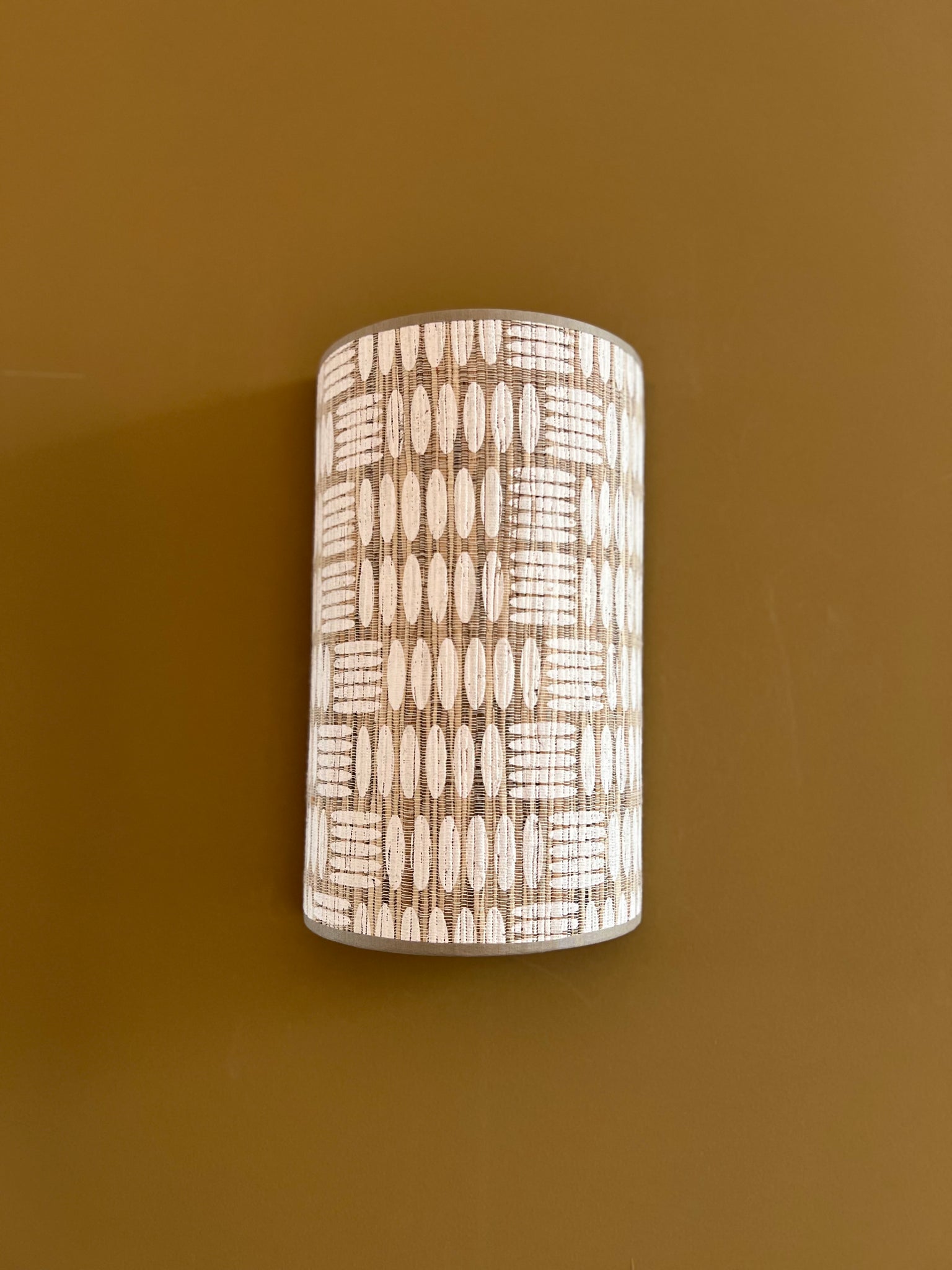 Coco White Stripes | Wall Light