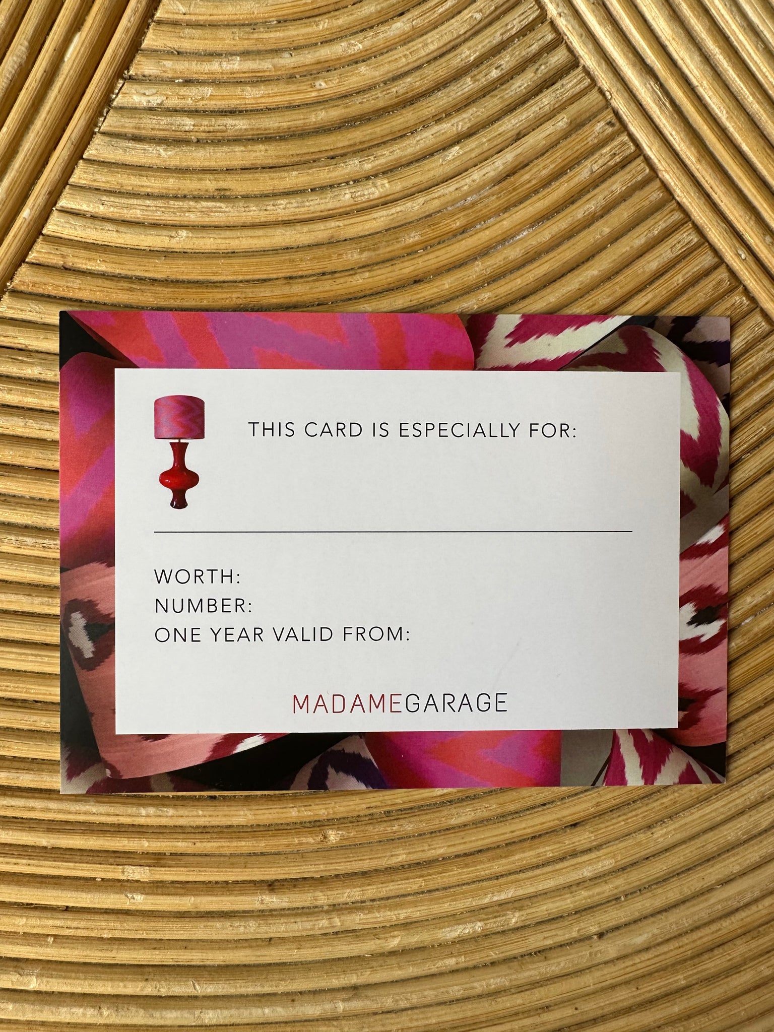 Madame Garage Gift Card