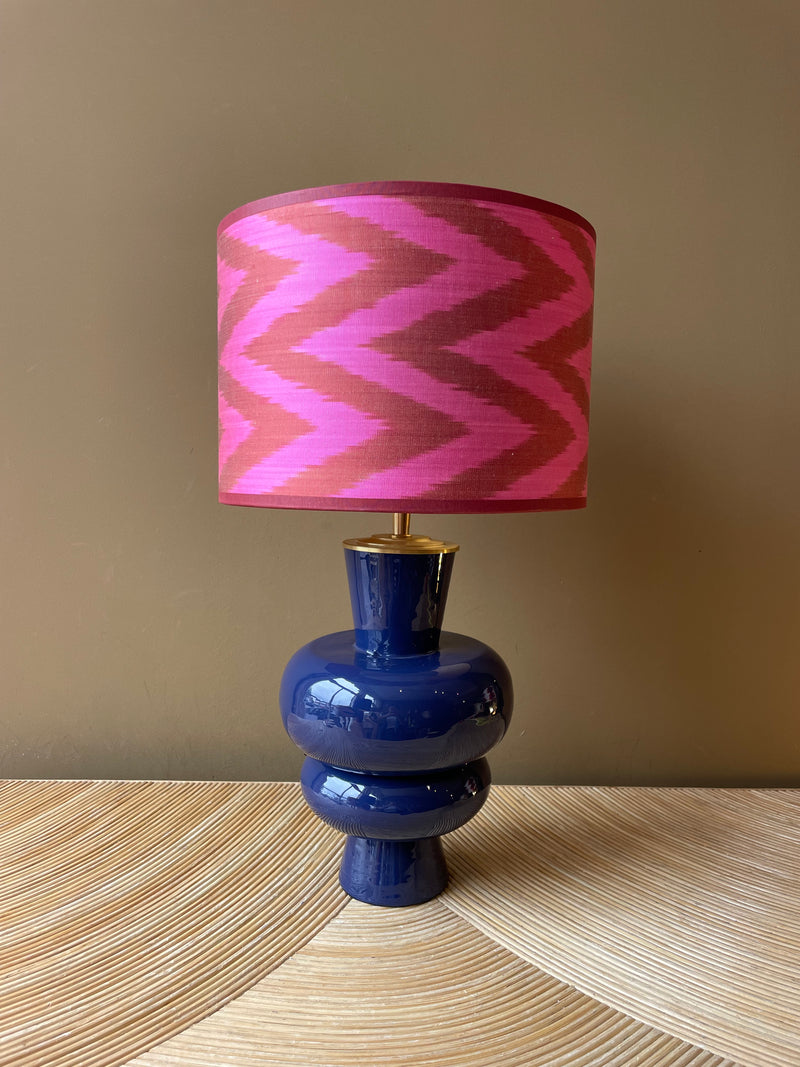 glossy indigo double 33_terra pink zigzag