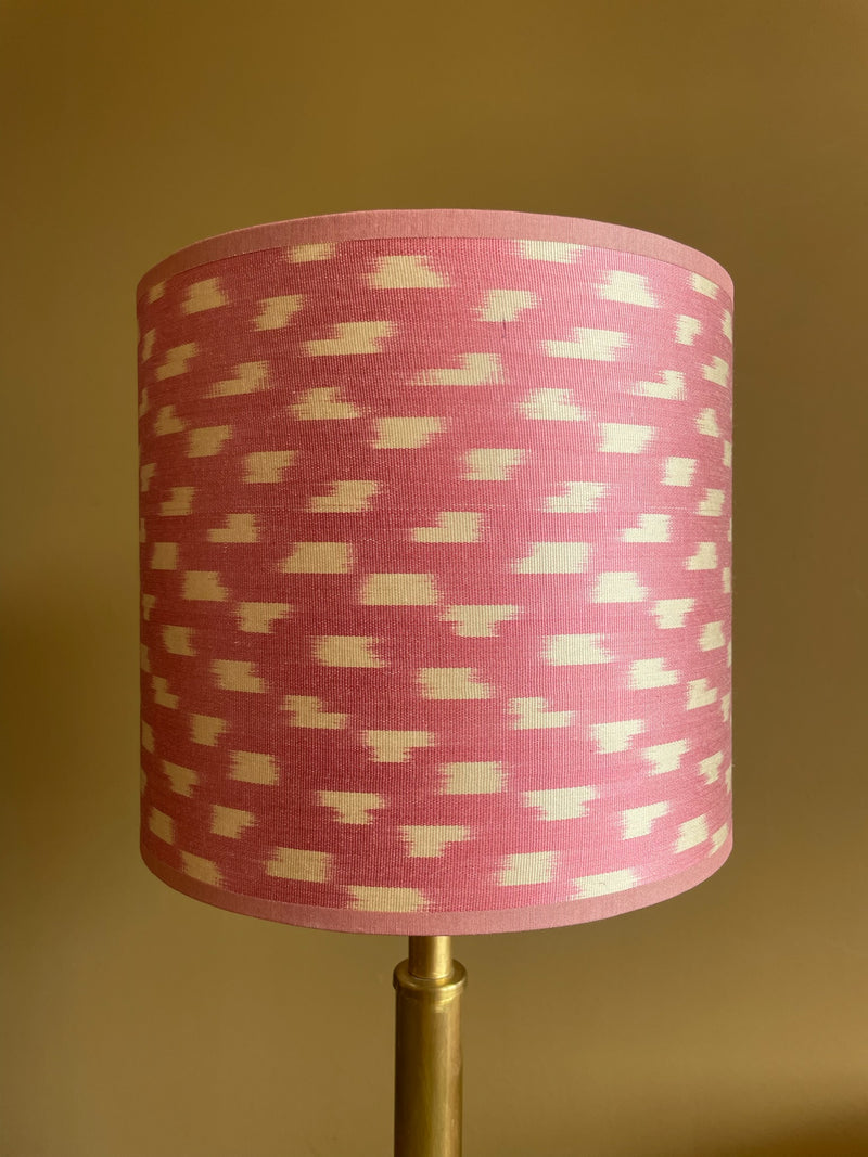 Pink Mini Dots Silk Ikat