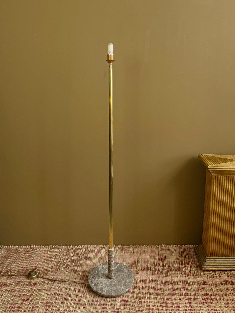 Brown Marble Floor Lamp