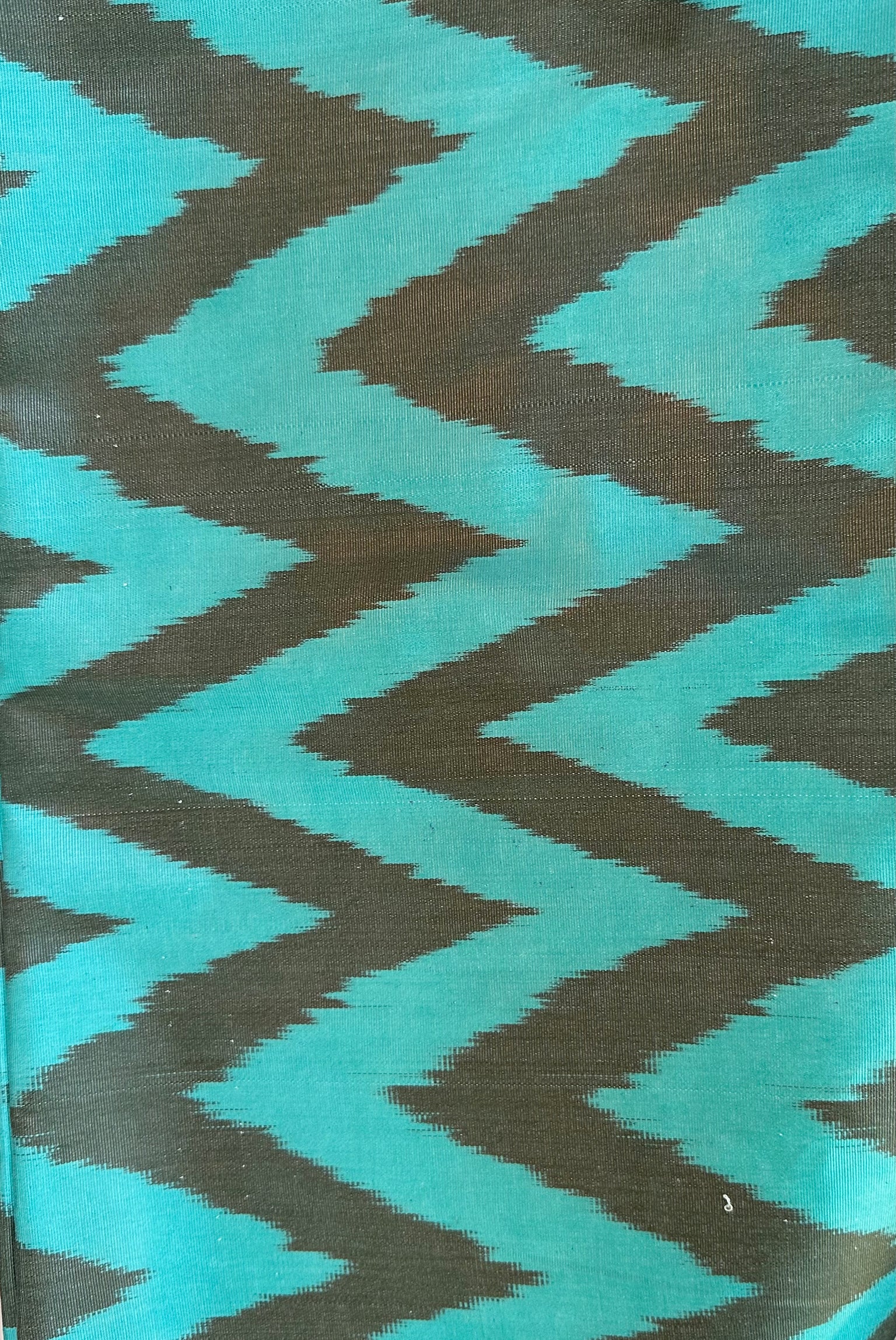 Turquoise Grey Zigzag