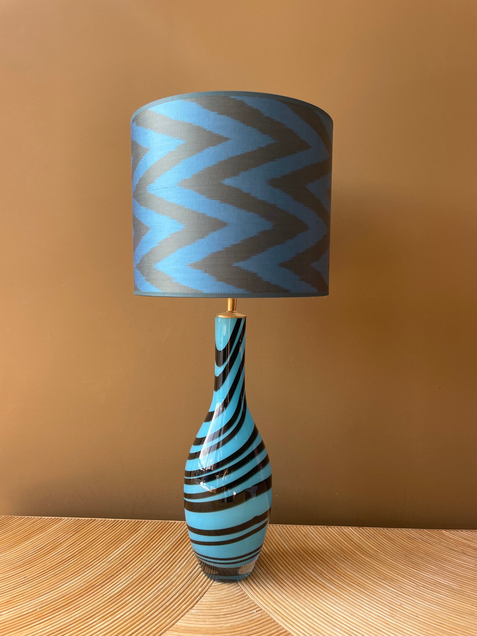 Sky Blue Zigzag