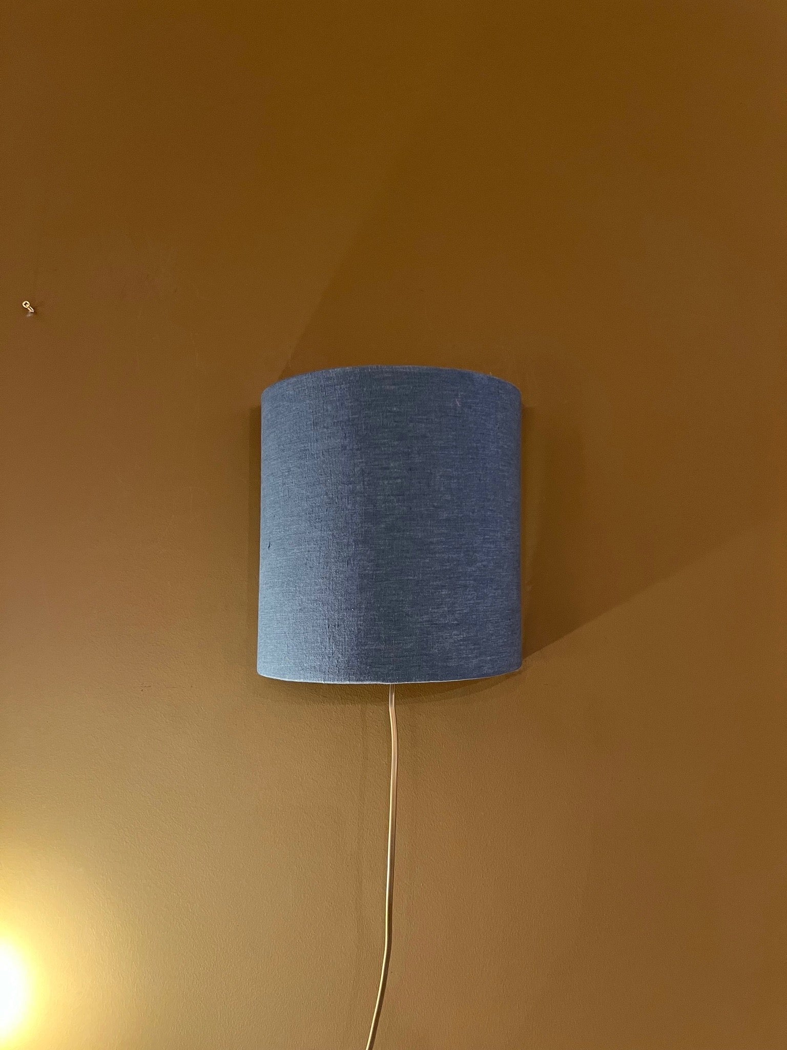 Eco Blue Linen | Wall Light