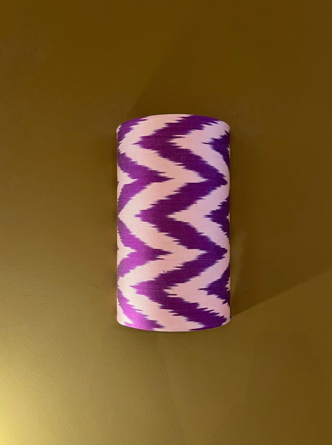 Purple Pink Zigzag | Wall Light