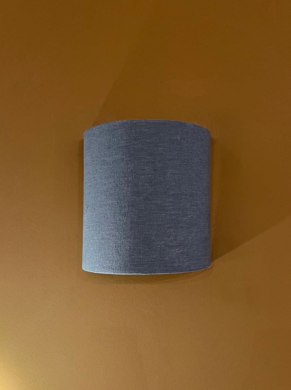 Eco Blue Linen | Wall Light