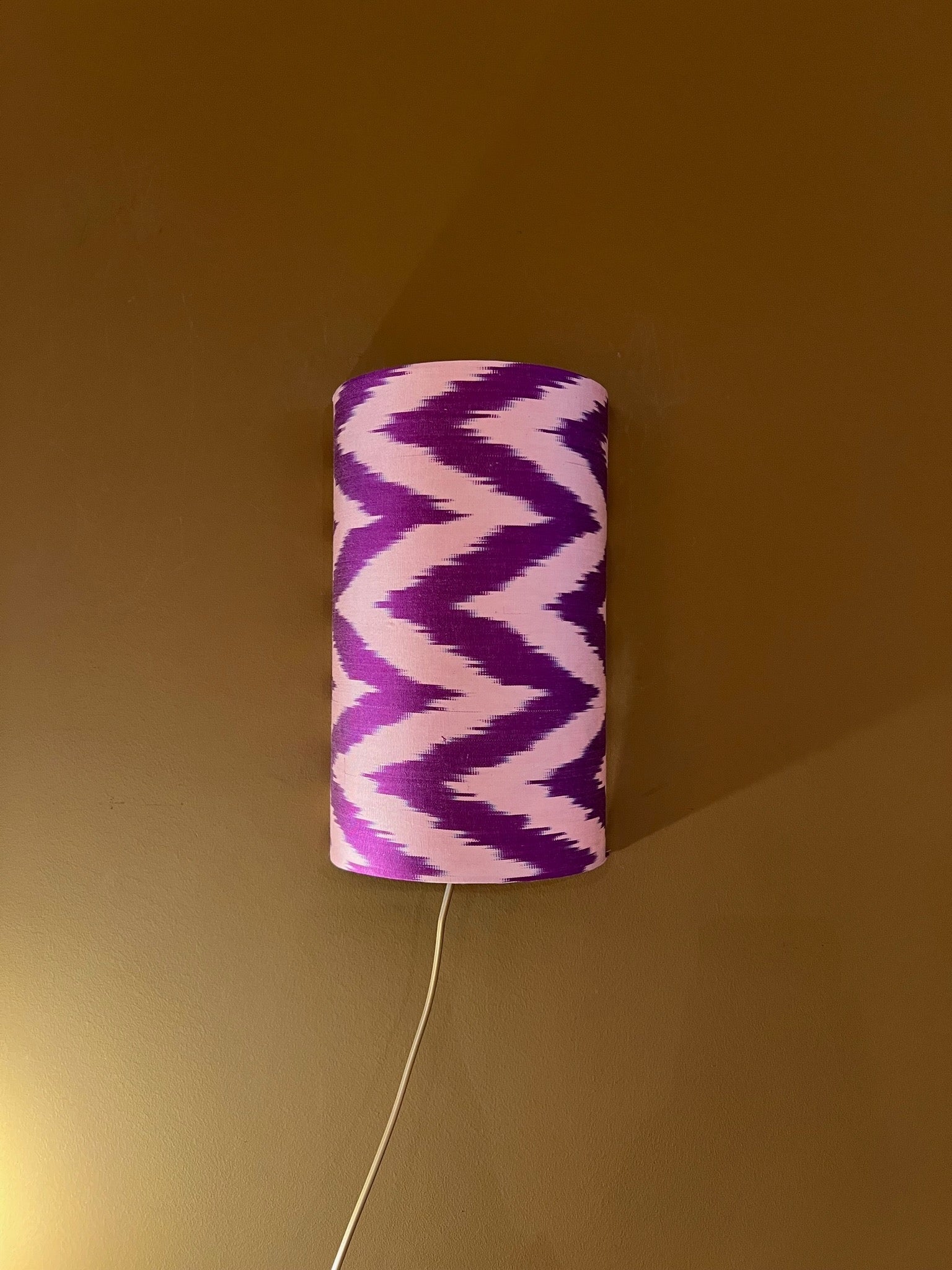 Purple Pink Zigzag | Wall Light